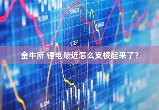 金牛所 锂电最近怎么支棱起来了？